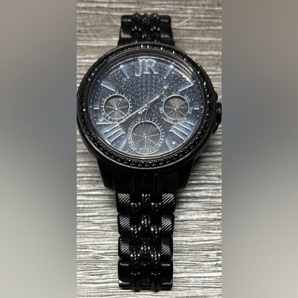 Judith Ripka Black Diamonique Watch